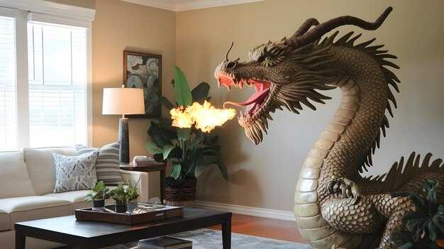 Идеальное место для дракона в офисе