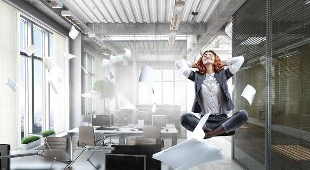 Символы стресса и давления в офисной среде