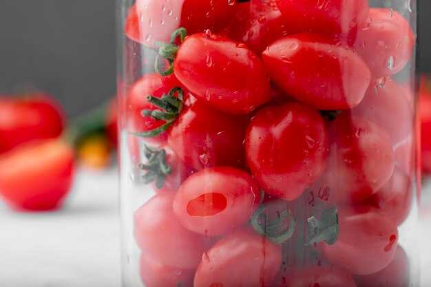 Сроки хранения маринованных помидоров черри