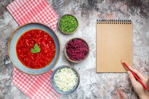 Ингредиенты для рассольника с перловкой