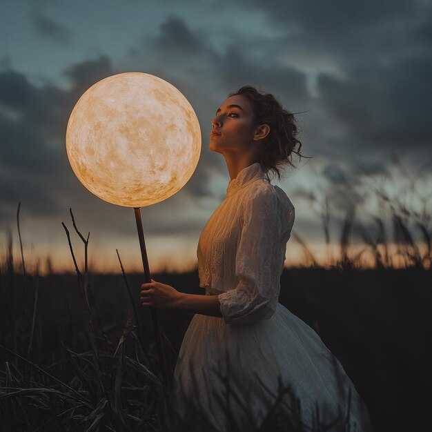 Связь Луны с женственностью и интуицией