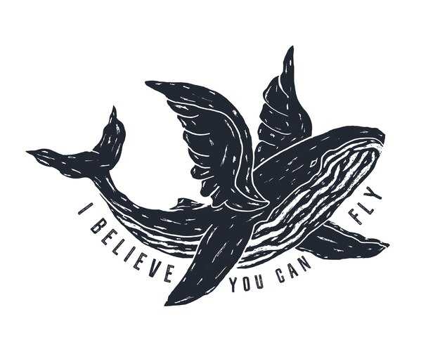 Разновидности геометрических татуировок с китами