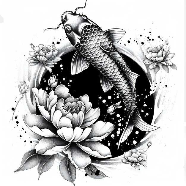 Почему карп кои популярен среди татуировщиков