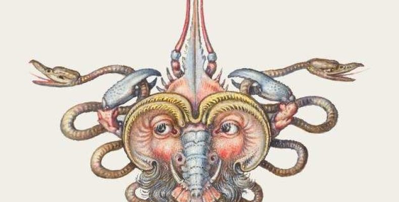 Божество Абраксас — символика петушиной головы и змеиних ног