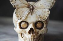 Мотылек с черепом — таинственная мертвая голова бабочка, которая кричит за шифр природы