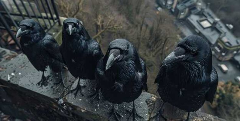 Почему в одном месте собирается много ворон — приметы и народные поверья