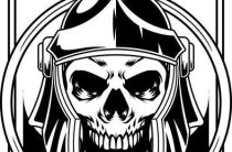 Шлем ужаса — значение татуировки и символика шлема